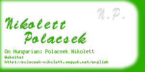nikolett polacsek business card